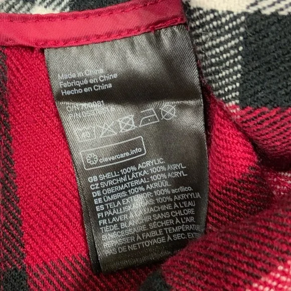 H&M red plaid tartan skirt - Picture 5 of 6